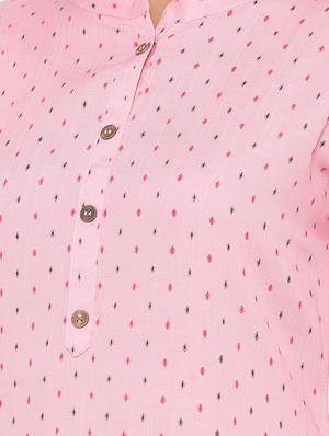 printed straight kurta - 17341229 - Standard Image - 4