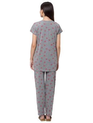 polka dot tee with pyjama set maternity wear - 17341278 - Standard Image - 3
