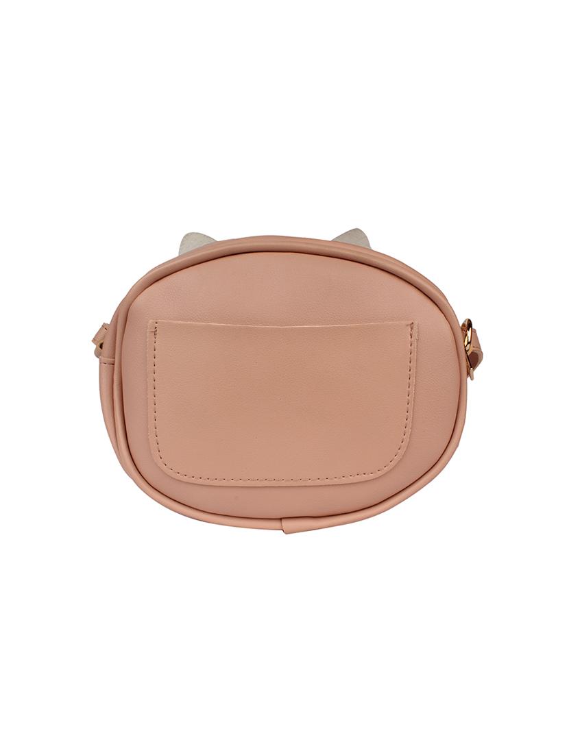 pink leatherette (pu) regular sling bag - 17341351 - Zoom Image - 2
