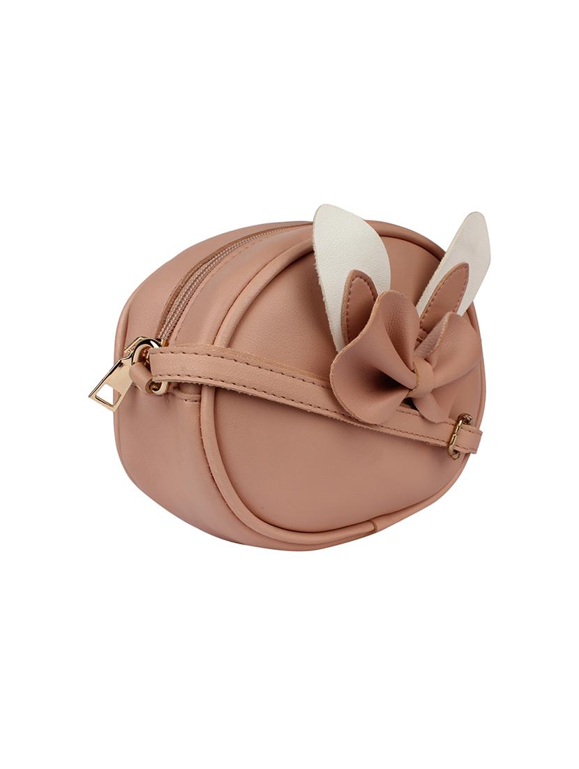 pink leatherette (pu) regular sling bag - 17341351 - Zoom Image - 4