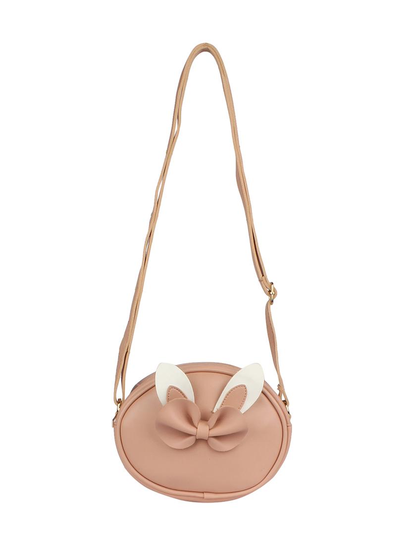 pink leatherette (pu) regular sling bag - 17341351 - Zoom Image - 5