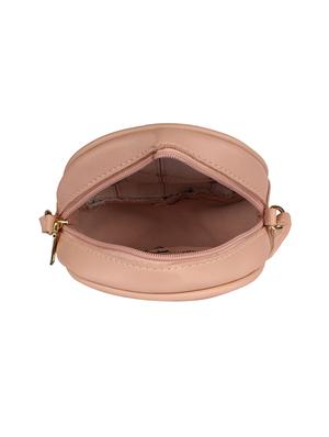 pink leatherette (pu) regular sling bag - 17341358 - Standard Image - 3