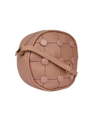 pink leatherette (pu) regular sling bag - 17341358 - Standard Image - 4