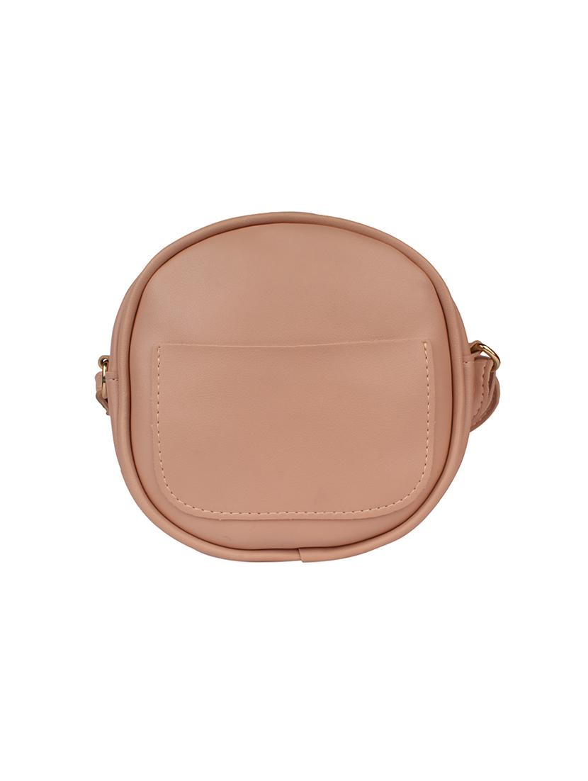 pink leatherette (pu) regular sling bag - 17341358 - Zoom Image - 2