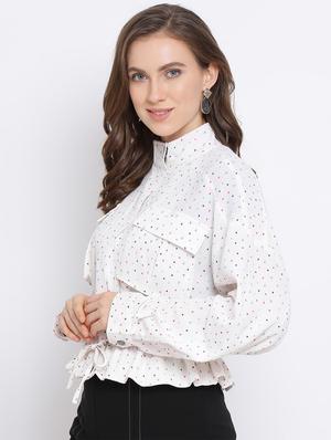 drawstring peplum jacket - 17341439 - Standard Image - 2