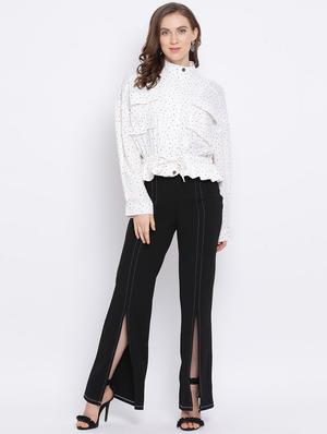 drawstring peplum jacket - 17341439 - Standard Image - 4