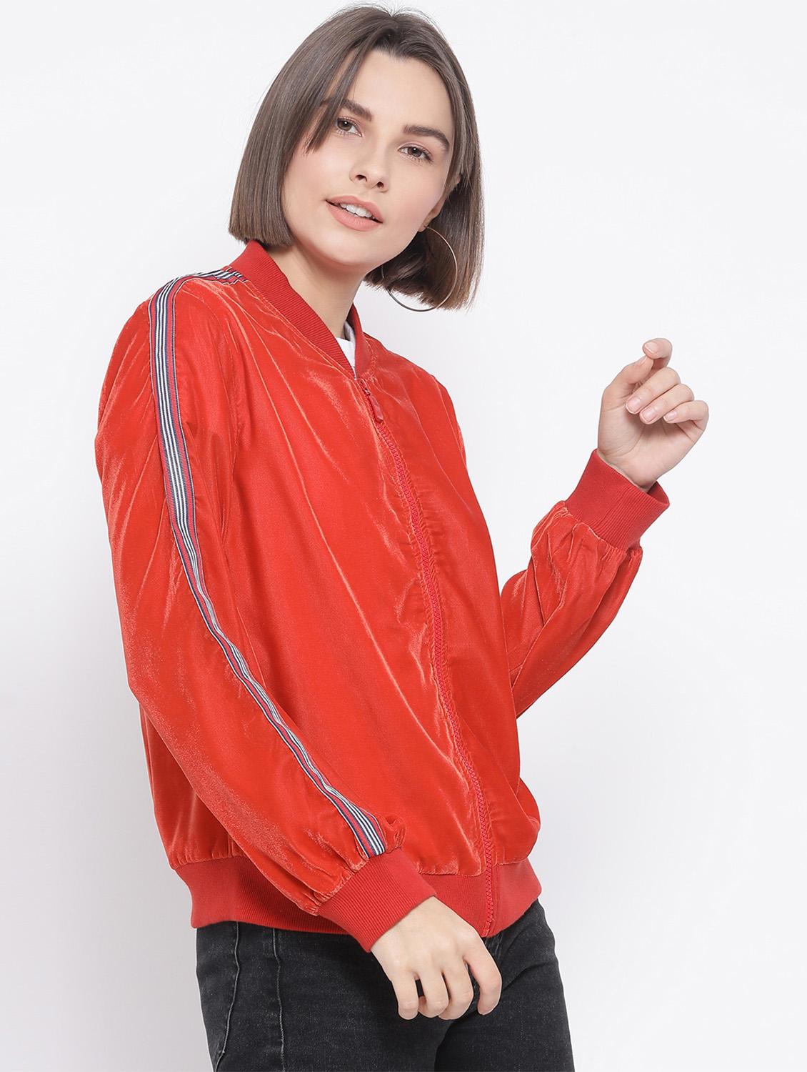 side tape bomber jacket - 17341446 - Zoom Image - 2