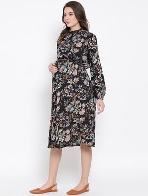 printed maternity dress - 17341459 - Standard Image - 3