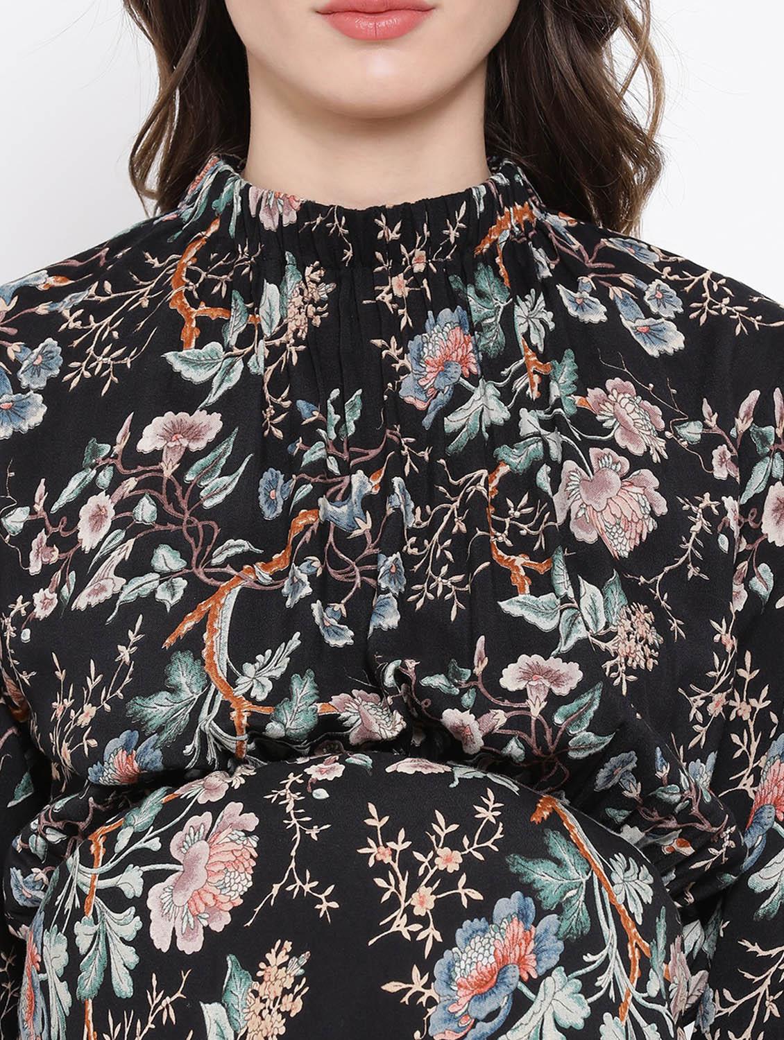 printed maternity dress - 17341459 - Zoom Image - 5