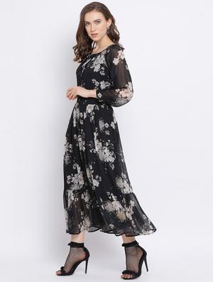 floral maxi dress - 17341475 - Standard Image - 3