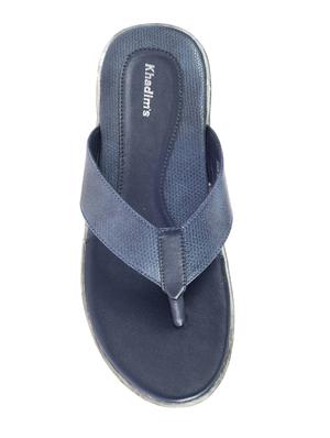 navy toe separator slippers - 17341554 - Standard Image - 4