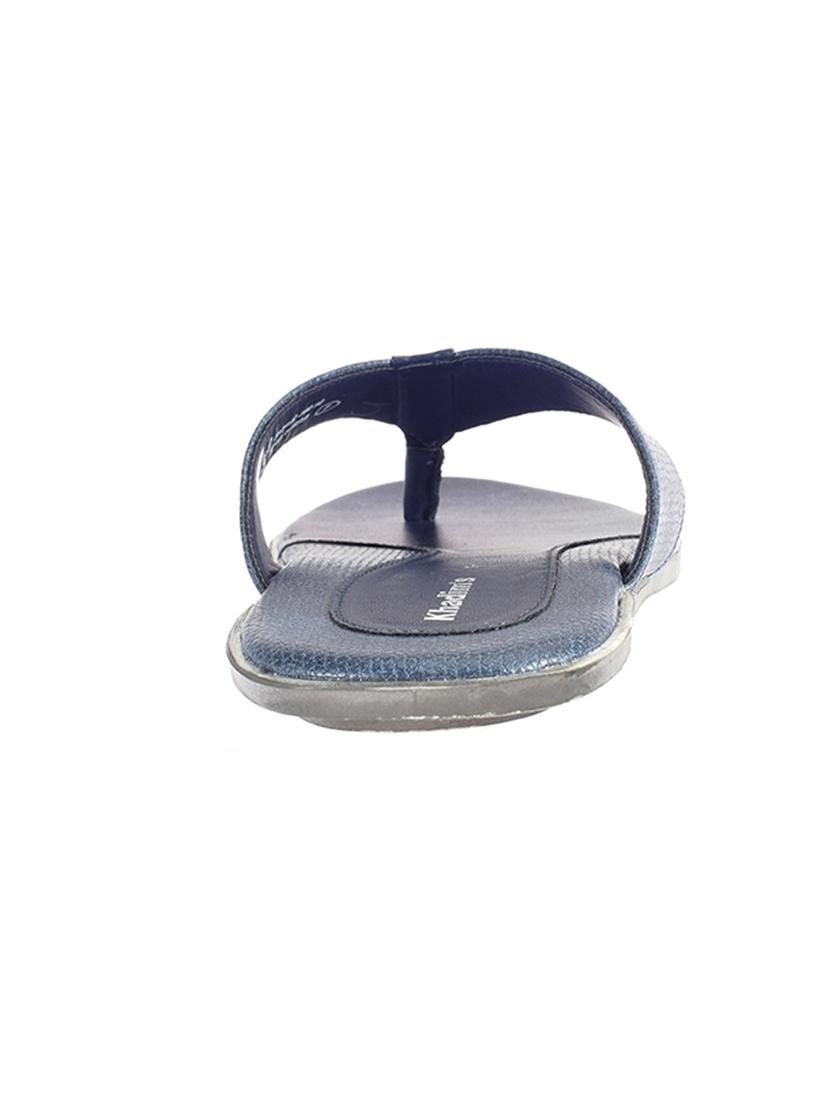 navy toe separator slippers - 17341554 - Zoom Image - 3