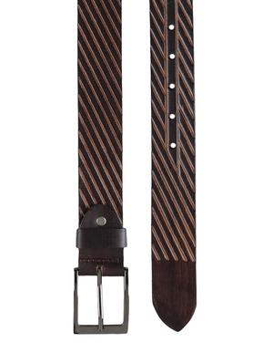black leather belt - 17341567 - Standard Image - 3