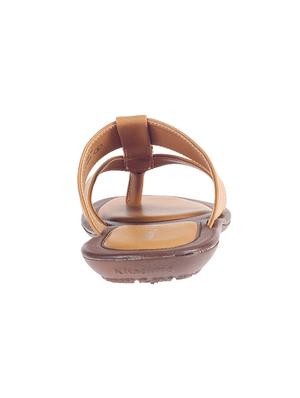 tan toe separator slippers - 17341611 - Standard Image - 3