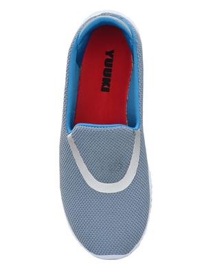 blue slip on sports shoes - 17342142 - Standard Image - 4