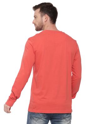 red front print t-shirt - 17342264 - Standard Image - 3
