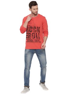 red front print t-shirt - 17342264 - Standard Image - 4