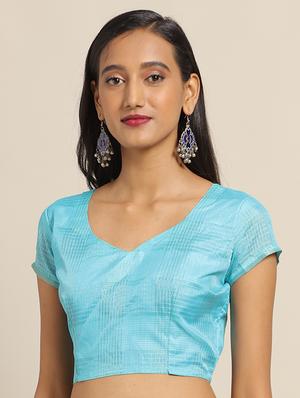 floral printed saree with blouse - 17342310 - Standard Image - 3
