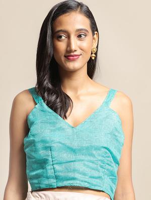 floral printed saree with blouse - 17342317 - Standard Image - 3