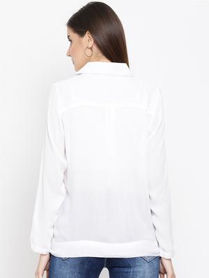 long sleeved solid top - 17342457 - Standard Image - 3