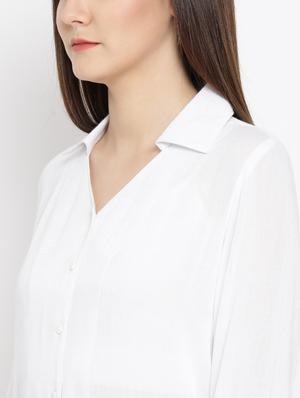 long sleeved solid top - 17342457 - Standard Image - 5