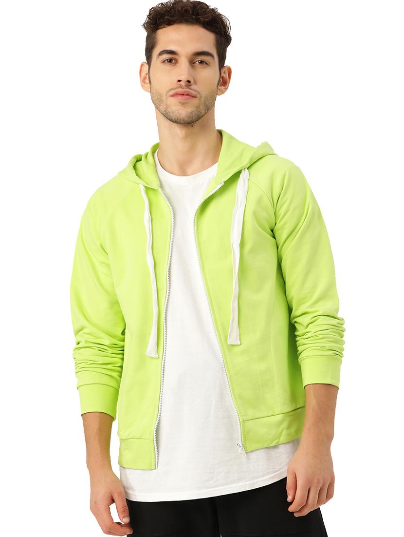 green solid sweatshirt - 17342583 - Zoom Image - 1