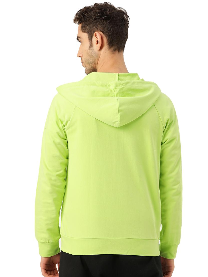 green solid sweatshirt - 17342583 - Zoom Image - 3