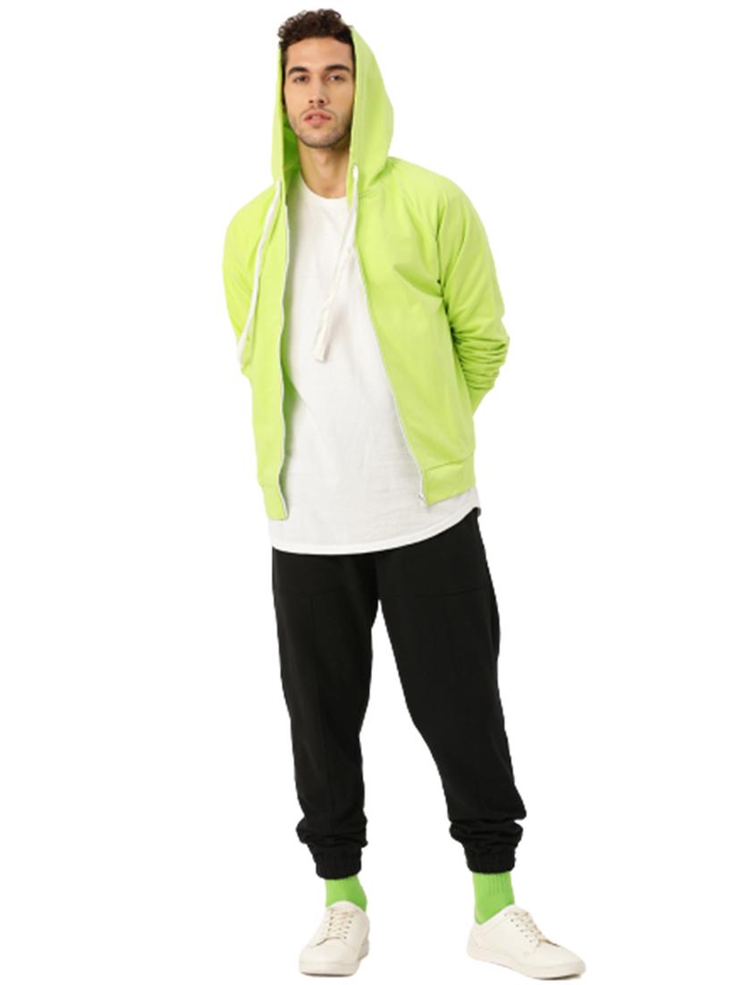 green solid sweatshirt - 17342583 - Zoom Image - 4