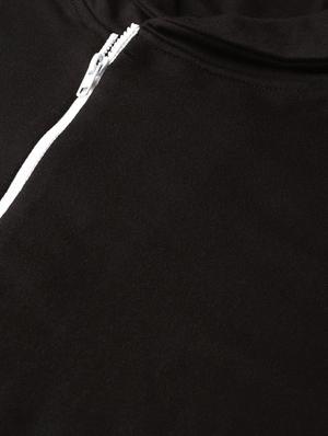 black solid sweatshirt - 17342586 - Standard Image - 5
