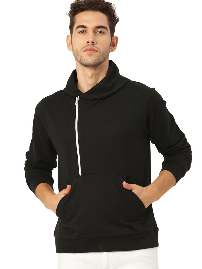 black solid sweatshirt - 17342586 - Zoom Image - 1