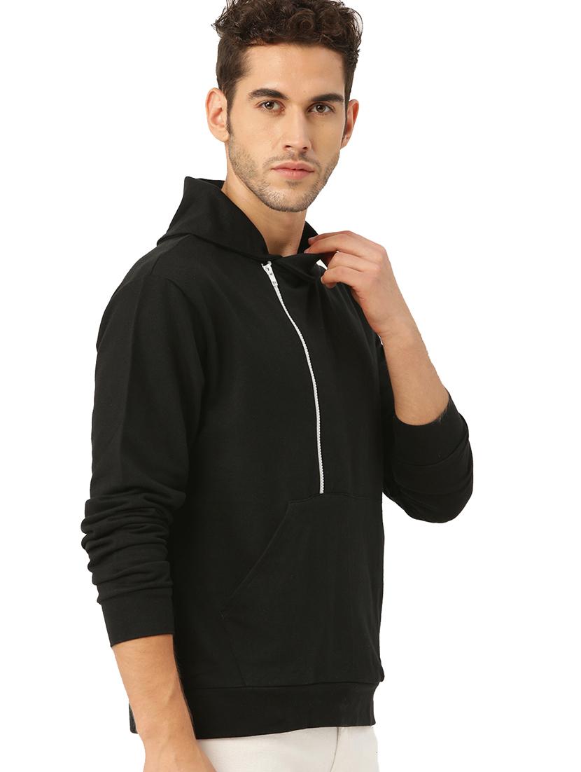 black solid sweatshirt - 17342586 - Zoom Image - 2