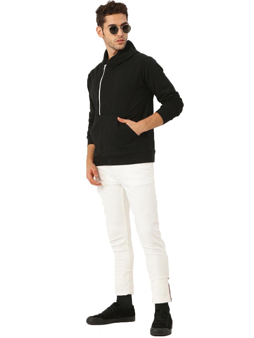 black solid sweatshirt - 17342586 - Zoom Image - 4