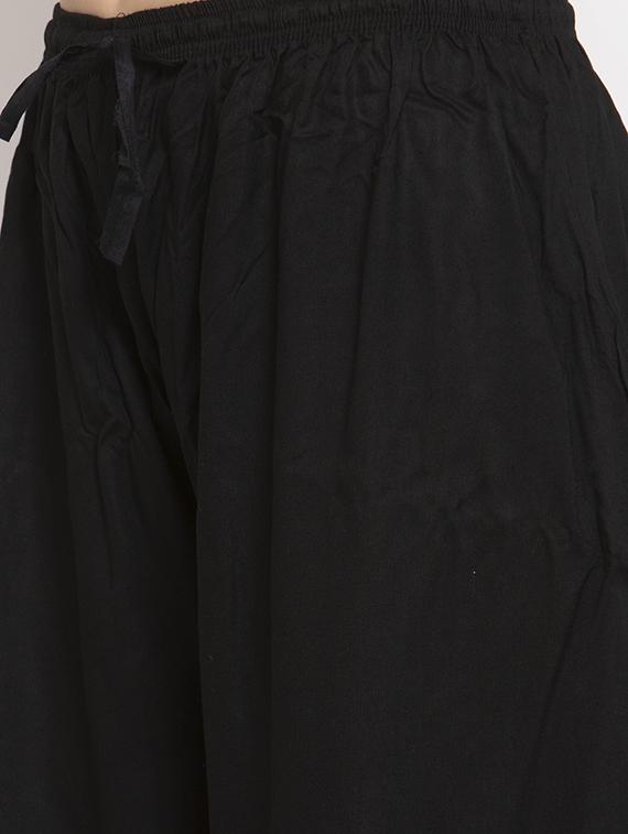 tie front flared palazzo - 17342803 - Zoom Image - 5