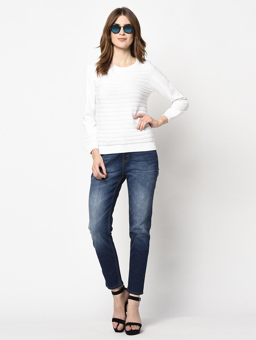 round neck solid top - 17342832 - Zoom Image - 4