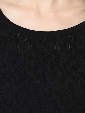 round neck solid top - 17342837 - Standard Image - 5