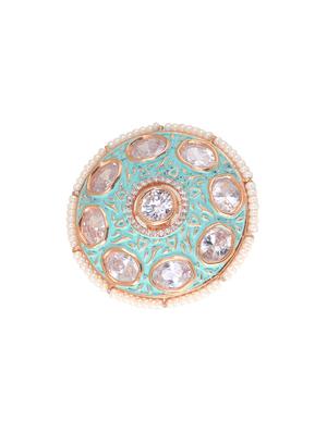 green brass finger ring - 17342902 - Standard Image - 3