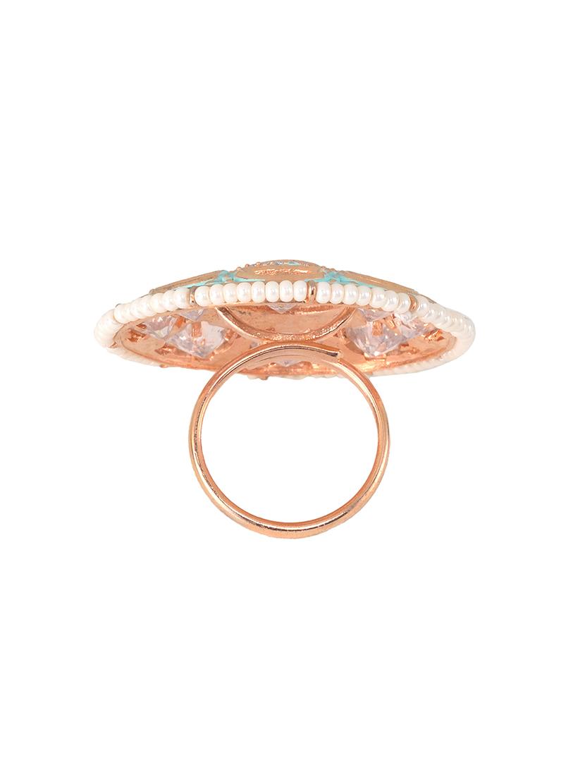 green brass finger ring - 17342902 - Zoom Image - 5