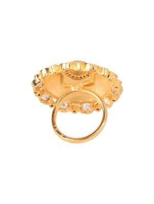pink brass finger ring - 17342904 - Standard Image - 5