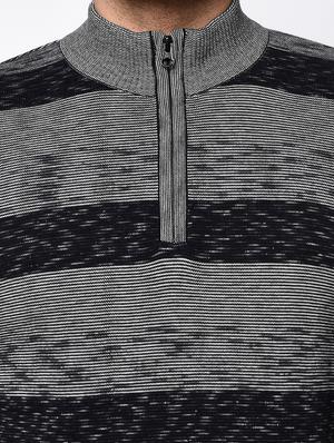 grey striped pullover - 17342930 - Standard Image - 5