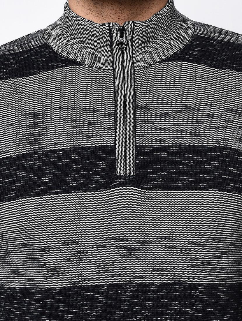 grey striped pullover - 17342930 - Zoom Image - 5