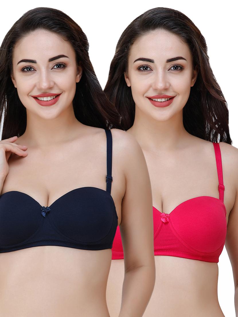 set of 2 detachable strap t-shirt bra - 17343010 - Zoom Image - 1