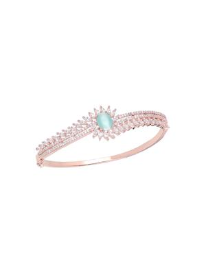 green brass bangle bracelet - 17343013 - Standard Image - 4