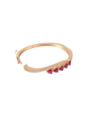 red brass bangle bracelet - 17343016 - Standard Image - 3