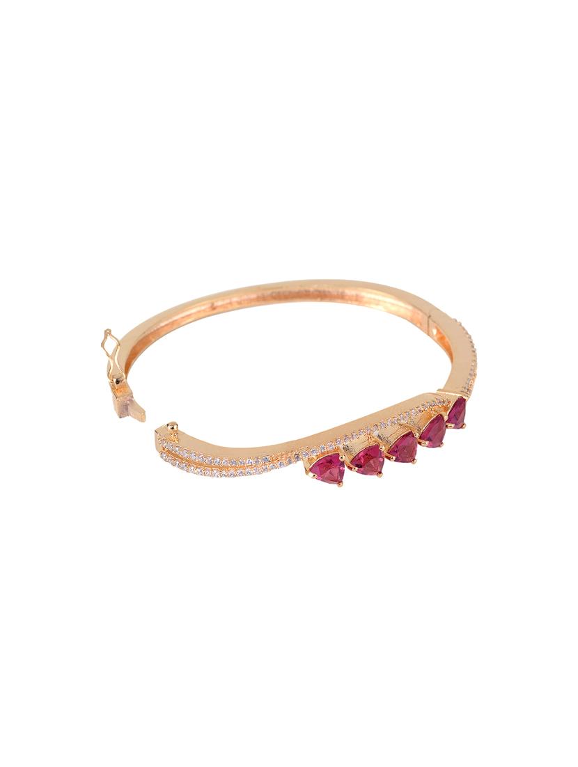 red brass bangle bracelet - 17343016 - Zoom Image - 3
