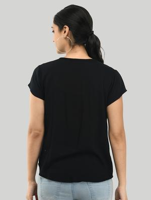 round neck solid tee - 17343059 - Standard Image - 3