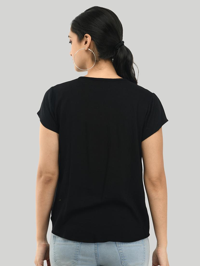 round neck solid tee - 17343059 - Zoom Image - 3