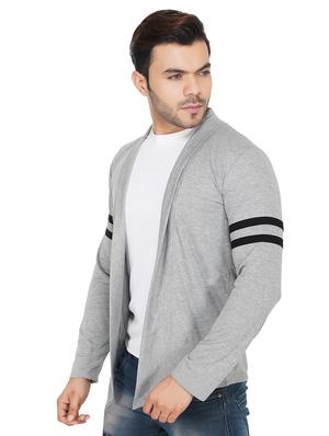 grey taped shrug - 17343079 - Standard Image - 2