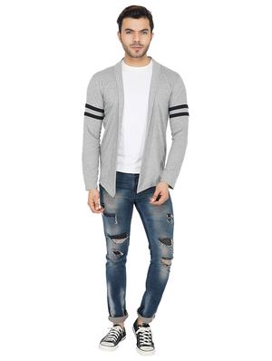 grey taped shrug - 17343079 - Standard Image - 4