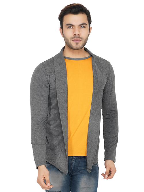 grey solid shrug - 17343084 - Standard Image - 1