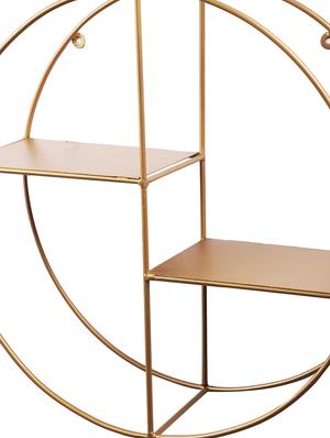 round floating wall mounted partition iron wall shelf - 17343219 - Standard Image - 4